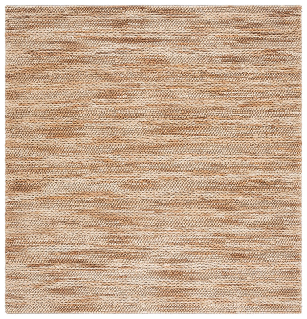 Safavieh Natural Fiber Couture Ivory Area Rug – Hand Loomed Jute & Cotton Runner For Elegant Spaces Ivory ,Natural 80% Jute 20% Cotton Nfc101a-6sq