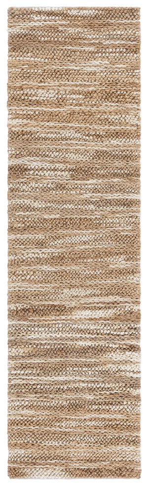 Safavieh Natural Fiber Couture Ivory Area Rug – Hand Loomed Jute & Cotton Runner For Elegant Spaces Natural 80% Jute 20% Cotton Nfc101b-28