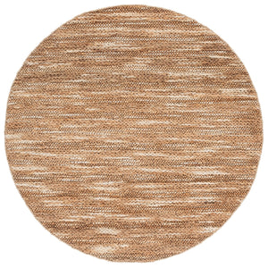 Safavieh Natural Fiber Couture Ivory Area Rug – Hand Loomed Jute & Cotton Runner For Elegant Spaces Natural 80% Jute 20% Cotton Nfc101b-6r