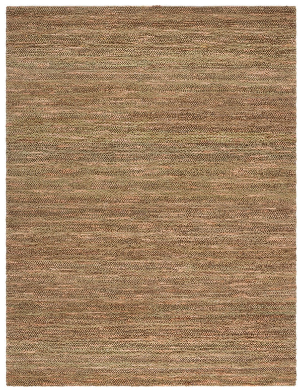 Safavieh Natural Fiber Couture Ivory Area Rug – Hand Loomed Jute & Cotton Runner For Elegant Spaces Green ,Natural 80% Jute 20% Cotton Nfc101y-8