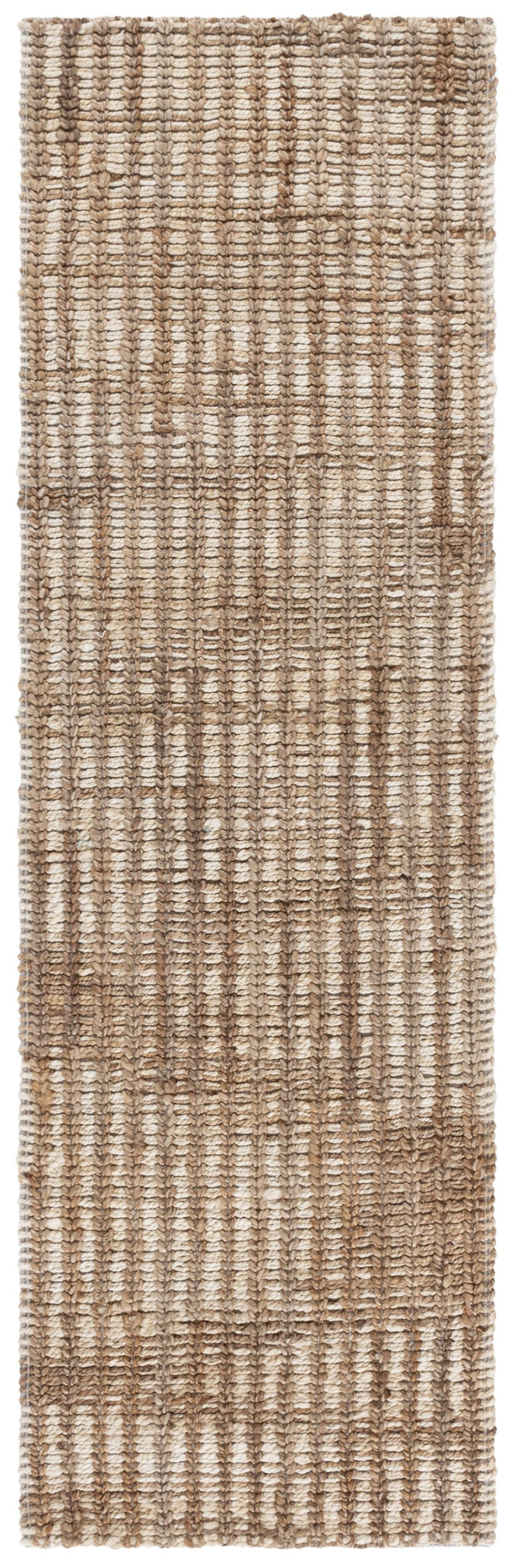 Safavieh Natural Hand‑Loomed Jute & Cotton Area Rug In Ivory Natural — Low 1/2" Pile, Coastal Texture, Durable Elegance 4'-0" x 6'-0" NFC102A-4