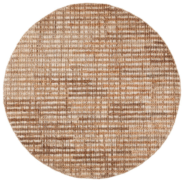 Safavieh Natural Hand‑Loomed Jute & Cotton Area Rug In Ivory Natural — Low 1/2" Pile, Coastal Texture, Durable Elegance 4'-0" x 6'-0" NFC102A-4
