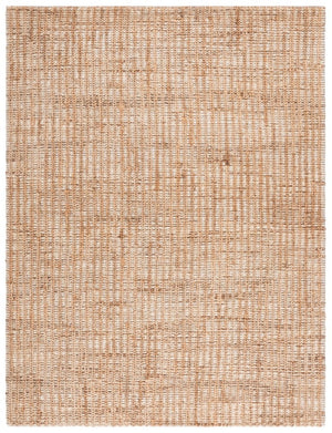 Safavieh Natural Fiber Jute Cotton Runner Hand Loomed Artisan Weave for Hallways and Entryways 8'-0" x 10'-0" NFC102A-8