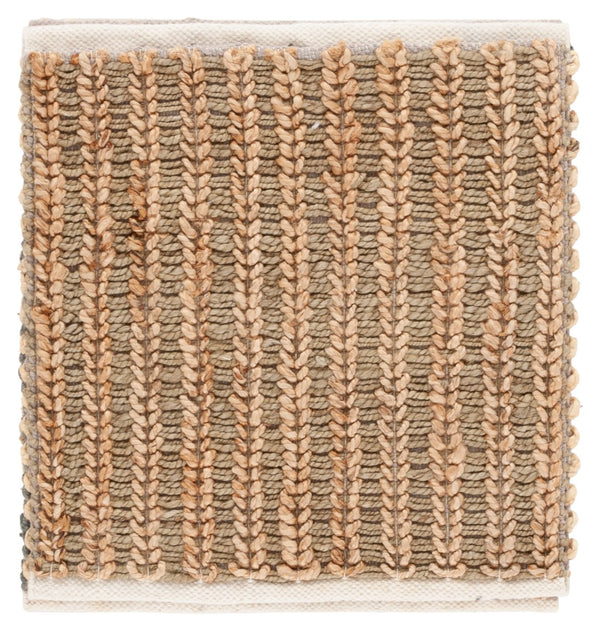 Safavieh Natural Fiber Couture Handcrafted Area Rug - Luxurious Jute & Cotton Blend, Timeless Elegance Green ,Natural 80% Jute 20% Cotton Nfc102y-3