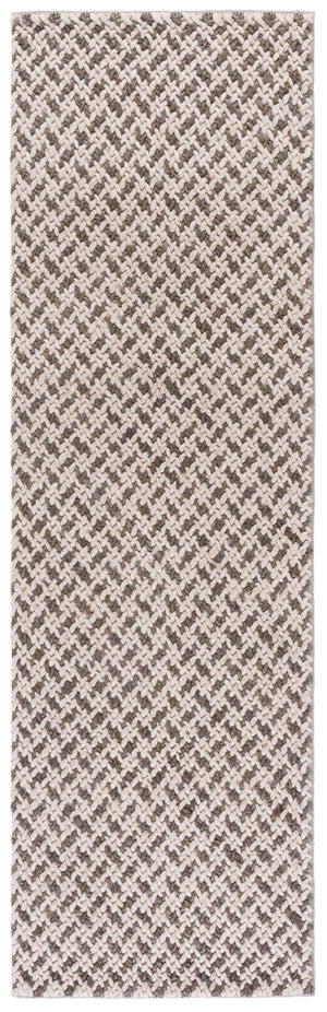 Safavieh Natural Fiber Couture Hand Loomed Area Rug - Elegant Geometric Design For Contemporary Living Spaces Beige ,Grey 45% Wool 30% Jute 20% Cotton 5% Polyster Nfc104f-6