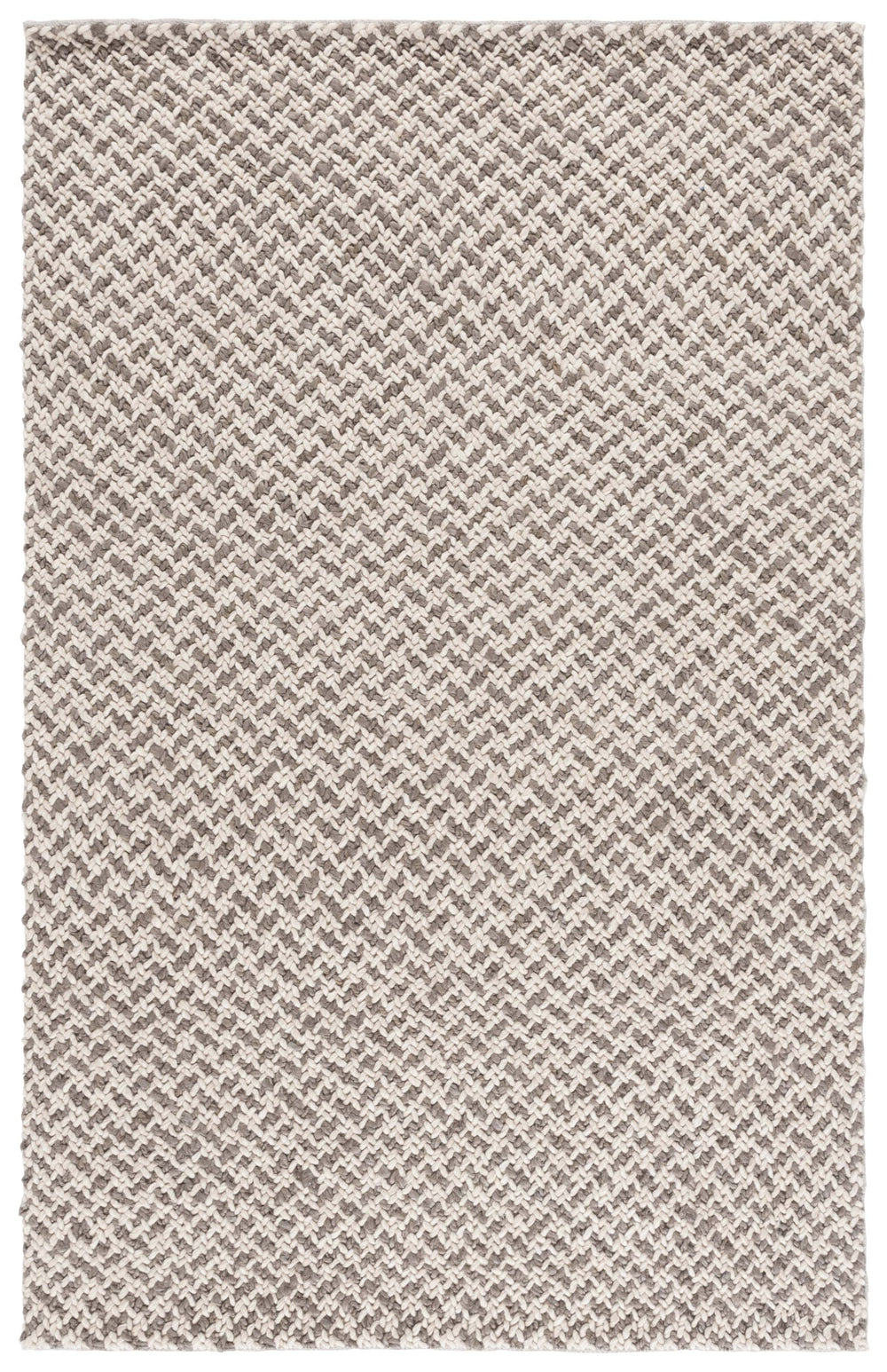 Safavieh Natural Fiber Couture 104f Modern Geometric Runner Rug - Elegant Hand Loomed Design For Your Home Beige ,Grey 45% Wool 30% Jute 20% Cotton 5% Polyster Nfc104f-5
