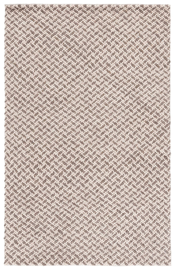 Safavieh Natural Fiber Couture Hand Loomed Area Rug - Elegant Geometric Design For Contemporary Living Spaces Beige ,Grey 45% Wool 30% Jute 20% Cotton 5% Polyster Nfc104f-6