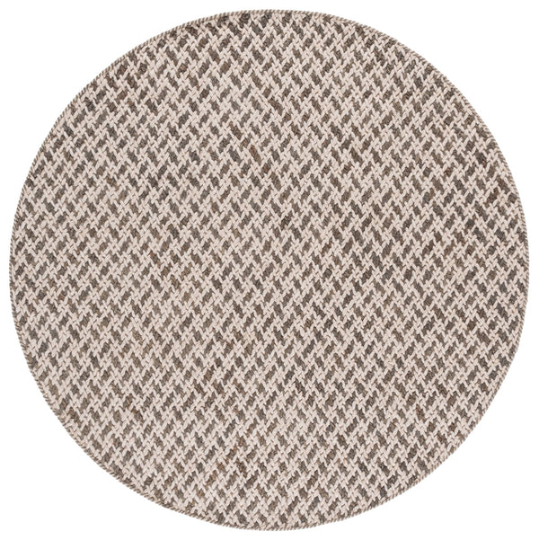 Safavieh Natural Fiber Couture 104f Modern Geometric Runner Rug - Elegant Hand Loomed Design For Your Home Beige ,Grey 45% Wool 30% Jute 20% Cotton 5% Polyster Nfc104f-6r