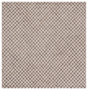 Safavieh Natural Fiber Couture 104f Modern Geometric Runner Rug - Elegant Hand Loomed Design For Your Home Beige ,Grey 45% Wool 30% Jute 20% Cotton 5% Polyster Nfc104f-6sq