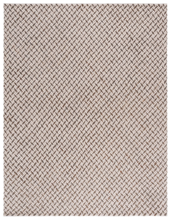 Safavieh Natural Fiber Couture 104f Modern Geometric Runner Rug - Elegant Hand Loomed Design For Your Home Beige ,Grey 45% Wool 30% Jute 20% Cotton 5% Polyster Nfc104f-8