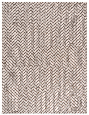 Safavieh Natural Fiber Couture Hand Loomed Area Rug - Elegant Geometric Design For Contemporary Living Spaces Beige ,Grey 45% Wool 30% Jute 20% Cotton 5% Polyster Nfc104f-6