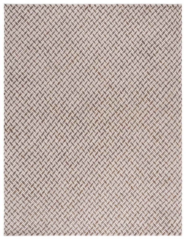 Safavieh Natural Fiber Couture Hand Loomed Area Rug - Elegant Geometric Design For Contemporary Living Spaces Beige ,Grey 45% Wool 30% Jute 20% Cotton 5% Polyster Nfc104f-6
