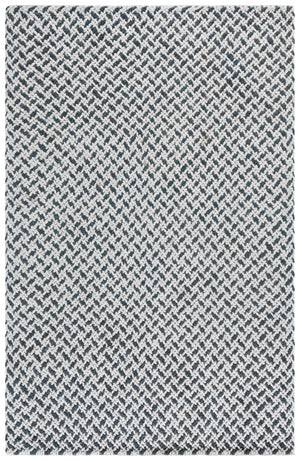Safavieh Natural Fiber Couture Hand Loomed Area Rug - Elegant Geometric Design For Contemporary Living Spaces Teal ,Grey 45% Wool 30% Jute 20% Cotton 5% Polyster Nfc104j-3