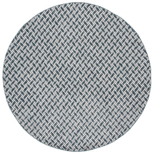 Safavieh Natural Fiber Couture 104f Modern Geometric Runner Rug - Elegant Hand Loomed Design For Your Home Teal ,Grey 45% Wool 30% Jute 20% Cotton 5% Polyster Nfc104j-6r