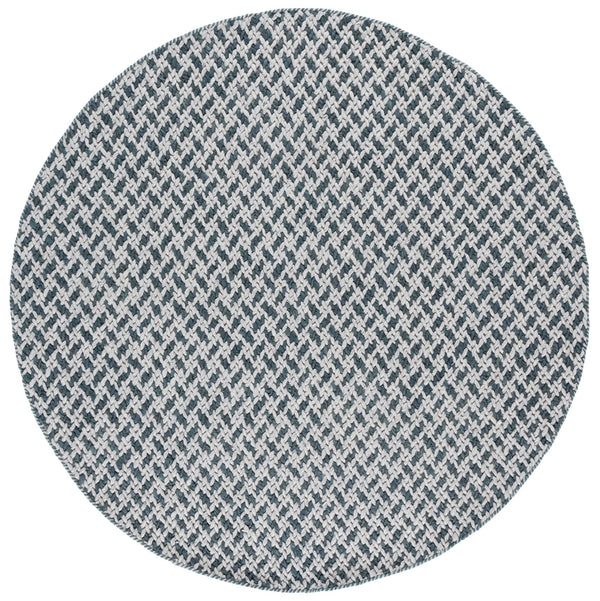 Safavieh Natural Fiber Couture 104f Modern Geometric Runner Rug - Elegant Hand Loomed Design For Your Home Teal ,Grey 45% Wool 30% Jute 20% Cotton 5% Polyster Nfc104j-6r