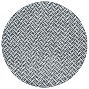 Safavieh Natural Fiber Couture Hand Loomed Area Rug - Elegant Geometric Design For Contemporary Living Spaces Teal ,Grey 45% Wool 30% Jute 20% Cotton 5% Polyster Nfc104j-3