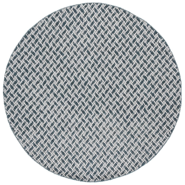 Safavieh Natural Fiber Couture Hand Loomed Area Rug - Elegant Geometric Design For Contemporary Living Spaces Teal ,Grey 45% Wool 30% Jute 20% Cotton 5% Polyster Nfc104j-3