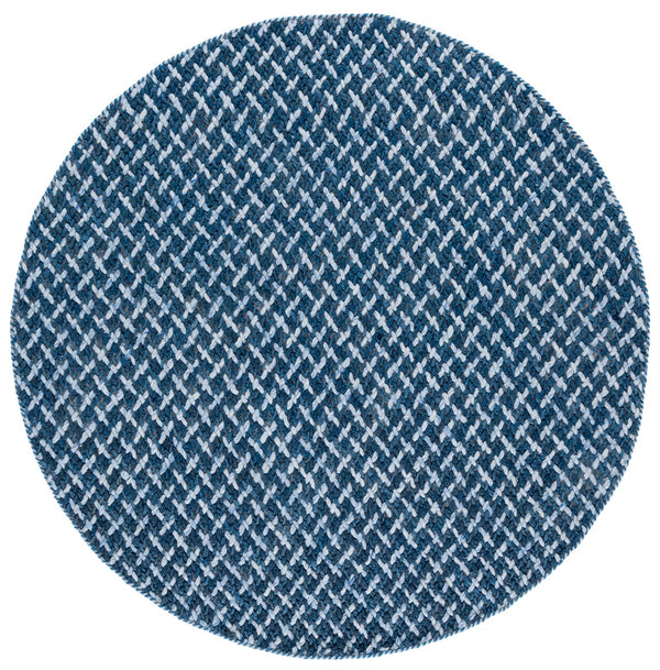 Safavieh Natural Fiber Couture 104f Modern Geometric Runner Rug - Elegant Hand Loomed Design For Your Home Blue ,Light Grey 45% Wool 30% Jute 20% Cotton 5% Polyster Nfc104m-6r