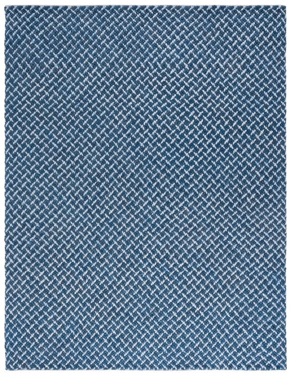 Safavieh Natural Fiber Couture Hand Loomed Area Rug - Elegant Geometric Design For Contemporary Living Spaces Blue ,Light Grey 45% Wool 30% Jute 20% Cotton 5% Polyster Nfc104m-9