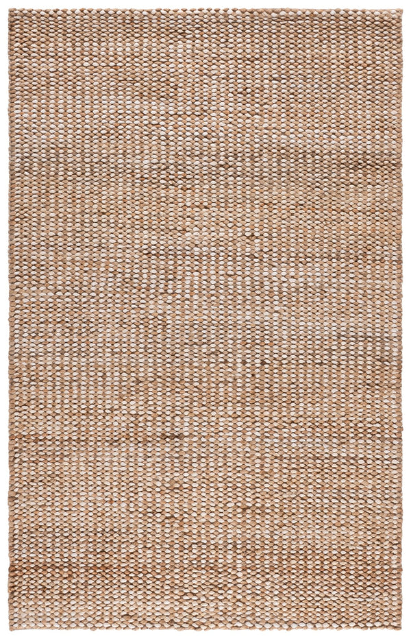 Safavieh Natural Handwoven Jute & Cotton Runner In Ivory — Durable Low-Profile Hallway Rug With Timeless Texture 2'-3" x 8'-0" NFC110A-28