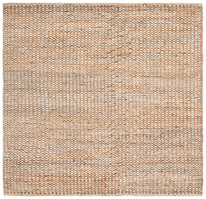 Safavieh Natural Handwoven Jute & Cotton Runner In Ivory — Durable Low-Profile Hallway Rug With Timeless Texture 2'-3" x 8'-0" NFC110A-28