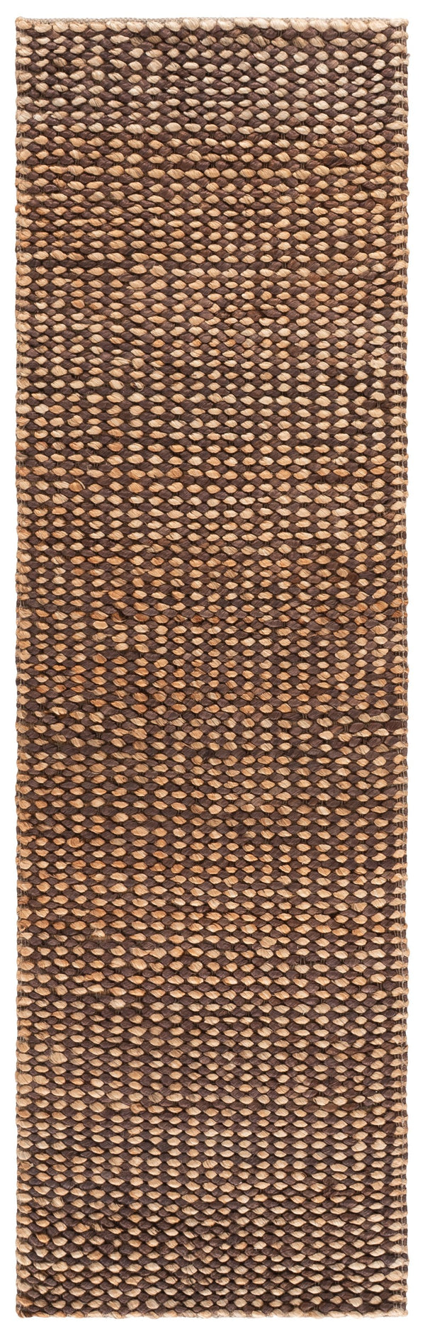 Safavieh Natural Handwoven Jute Runner — Rustic Brown Texture For Narrow Halls, Durable Low-Profile Artisan Rug 2'-3" x 8'-0" NFC110T-28
