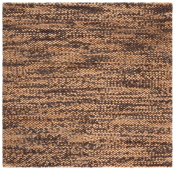 Safavieh Natural Handwoven Jute Runner Rug In Brown Neutral Tones — Low Profile, Durable Coastal Texture 2'-3" x 8'-0" NFC111T-28