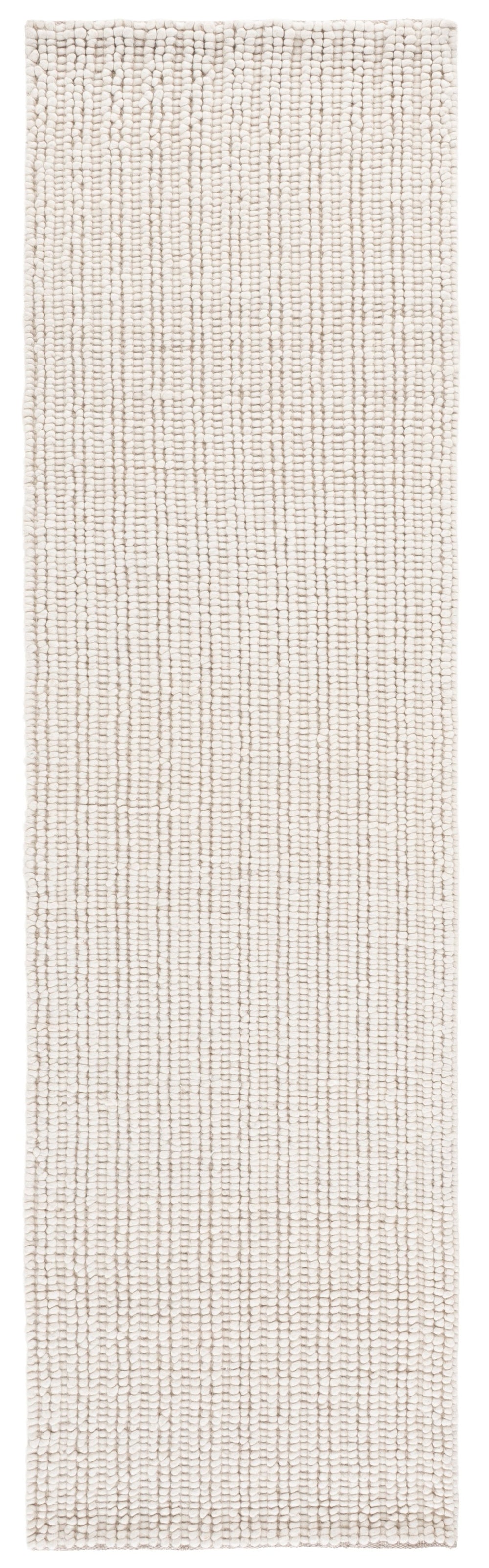 Safavieh Natural Ivory Handwoven Area Rug — Scandinavian Simplicity, Wool-Cotton Blend, Low-Profile Comfort 3'-0" x 5'-0" NFC112A-3