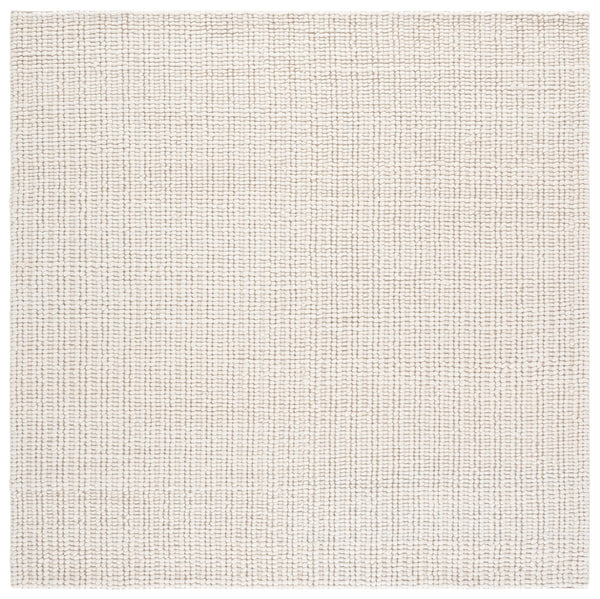 Safavieh Natural Ivory Handwoven Area Rug — Scandinavian Simplicity, Wool-Cotton Blend, Low-Profile Comfort 3'-0" x 5'-0" NFC112A-3