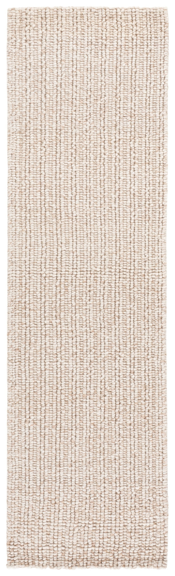Safavieh Natural Handwoven Beige Area Rug — Minimalist Wool-Cotton Blend, Low-Profile Texture, Durable Artisanal Quality 6'-0" x 6'-0" NFC112B-6SQ
