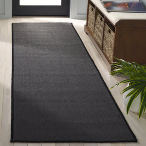 Safavieh Nf Marble Grey Sisal Area Rug – Elegant Power-loomed Runner From India For Timeless Home Decor Charcoal ,Charcoal Sisal Nfps441d-28