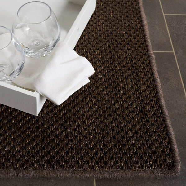 Safavieh Nf Aruba Sisal Rug - Elegant Power-loomed Runner For Hallways, Natural Texture & Cozy Style Brown ,Brown Sisal Nfps443d-5