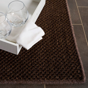 Safavieh Nf Sisal Area Rug - Elegant Power Loomed Indian Design For Luxurious Comfort And Style In Any Space Brown ,Brown Sisal Nfps443d-26
