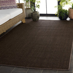 Safavieh Nf Aruba Sisal Rug - Elegant Power-loomed Runner For Hallways, Natural Texture & Cozy Style Brown ,Brown Sisal Nfps443d-5