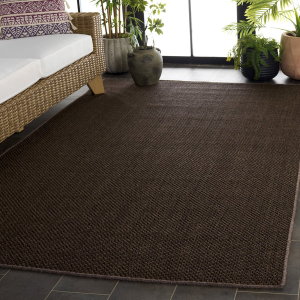 Safavieh Nf Aruba Sisal Rug - Elegant Power-loomed Runner For Hallways, Natural Texture & Cozy Style Brown ,Brown Sisal Nfps443d-5