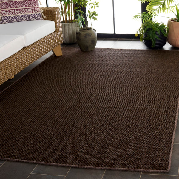 Safavieh Nf Sisal Area Rug - Elegant Power Loomed Indian Design For Luxurious Comfort And Style In Any Space Brown ,Brown Sisal Nfps443d-26