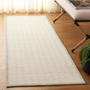 Safavieh Napa Stylish Faux Sisal Jacquard Weave Rug With Elegant Beige Border For Modern Home Décor Natural ,Beige Polypropylene + Polyuretheane Border Nfs148a-5
