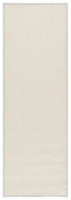 Safavieh Napa Stylish Faux Sisal Jacquard Weave Rug With Elegant Beige Border For Modern Home Décor Natural ,Beige Polypropylene + Polyuretheane Border Nfs148a-5