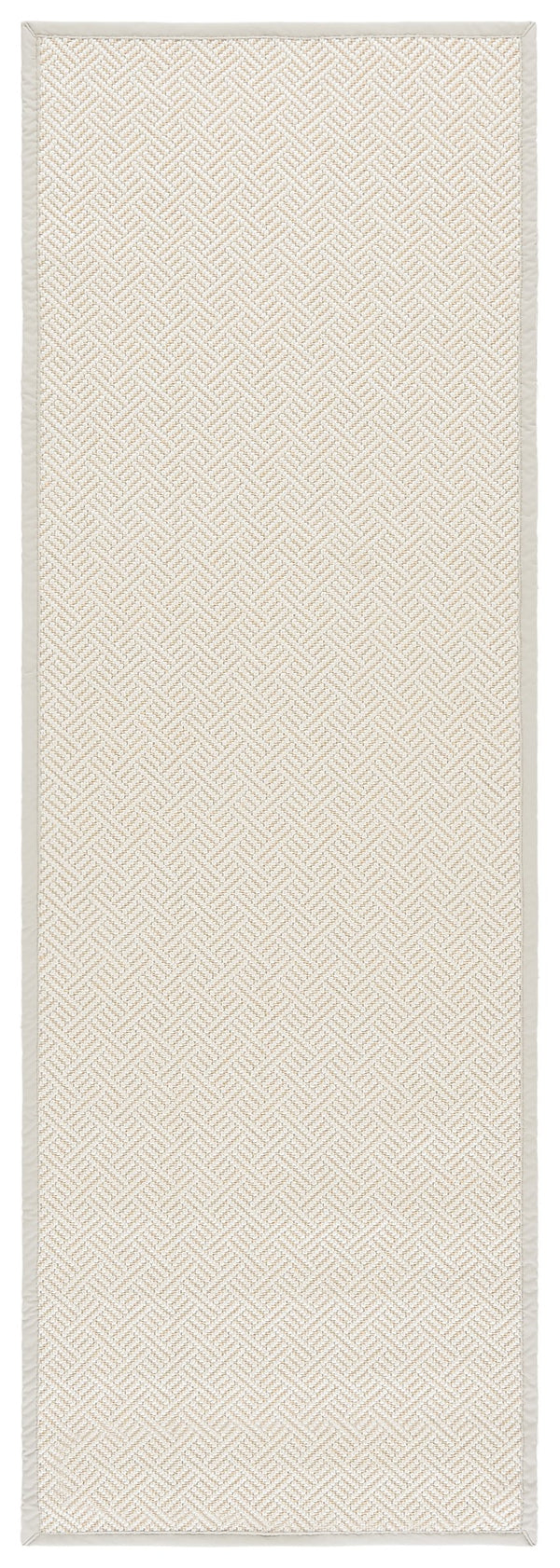 Safavieh Napa Stylish Faux Sisal Jacquard Weave Rug With Elegant Beige Border For Modern Home Décor Natural ,Beige Polypropylene + Polyuretheane Border Nfs148a-5