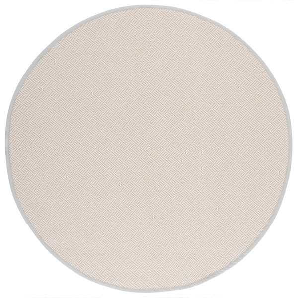 Safavieh Napa Stylish Faux Sisal Jacquard Weave Rug With Elegant Beige Border For Modern Home Décor Natural ,Beige Polypropylene + Polyuretheane Border Nfs148a-5