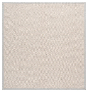 Safavieh Napa Stylish Faux Sisal Jacquard Weave Rug With Elegant Beige Border For Modern Home Décor Natural ,Beige Polypropylene + Polyuretheane Border Nfs148a-5