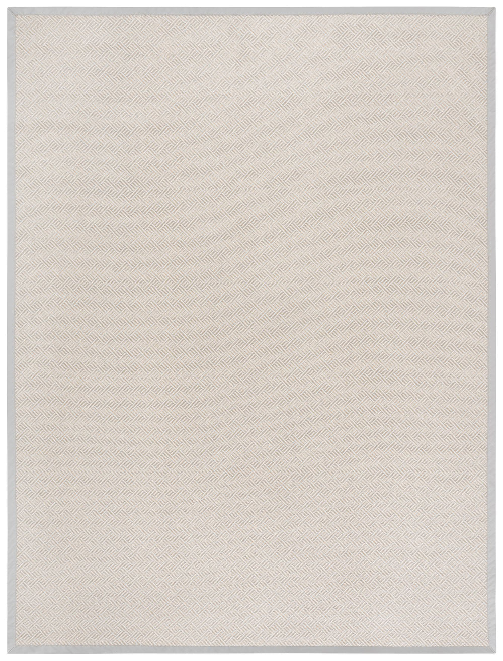 Safavieh Napa Stylish Faux Sisal Jacquard Weave Rug With Elegant Beige Border For Modern Home Décor Natural ,Beige Polypropylene + Polyuretheane Border Nfs148a-5