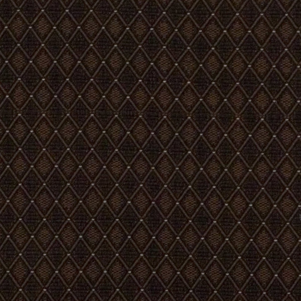 English Elm HERCULES Crown Back Banquet Chair - Elegant Navy Upholstered Seat, Sturdy Gold Frame for Events Brown Patterned Fabric/Gold Vein Frame NG-C01-BROWN-GV-GG