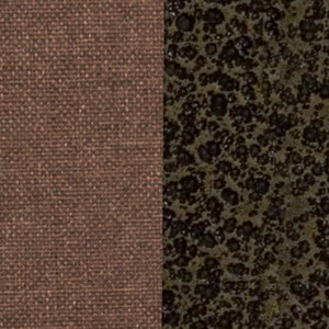 English Elm HERCULES Crown Back Banquet Chair - Elegant Navy Upholstered Seat, Sturdy Gold Frame for Events Coffee Fabric/Gold Vein Frame NG-C01-COFFEE-GV-GG