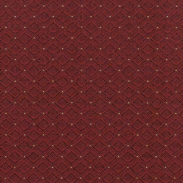 English Elm HERCULES Crown Back Banquet Chair - Elegant Navy Upholstered Seat, Sturdy Gold Frame for Events Burgundy Patterned Fabric/Silver Vein Frame NG-C01-HTS-2201-SV-GG