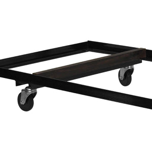 English Elm Neena Heavy-Duty Folding Table Dolly for 30''W x 72''D Tables - Effortless Transport & Setup! NG-DY3072-GG