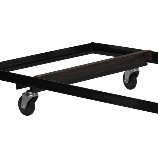 English Elm Neena Heavy-Duty Folding Table Dolly for 30''W x 72''D Tables - Effortless Transport & Setup! NG-DY3072-GG