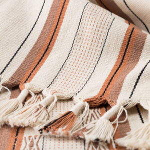 Jaipur Living Jaipur Living Sovima Cotton Loin-loom Woven Tribal Throw Reversible Artisan Blanket THR100343