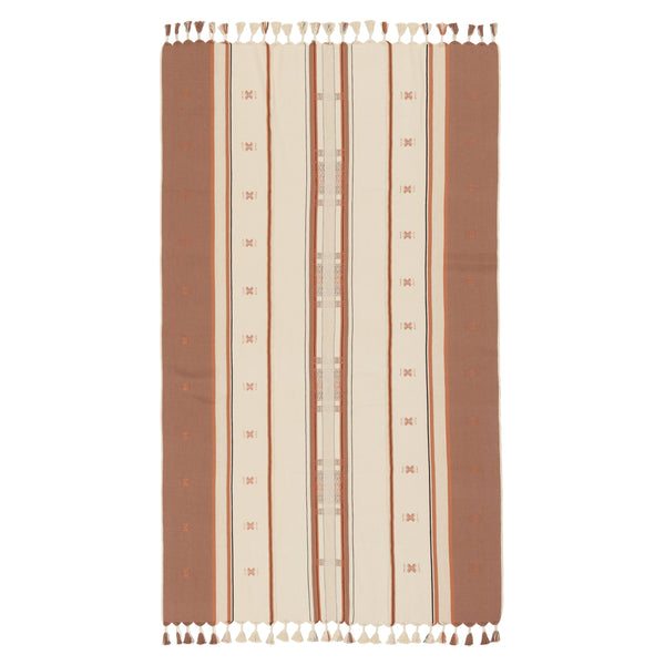 Jaipur Living Jaipur Living Sovima Cotton Loin-loom Woven Tribal Throw Reversible Artisan Blanket THR100343