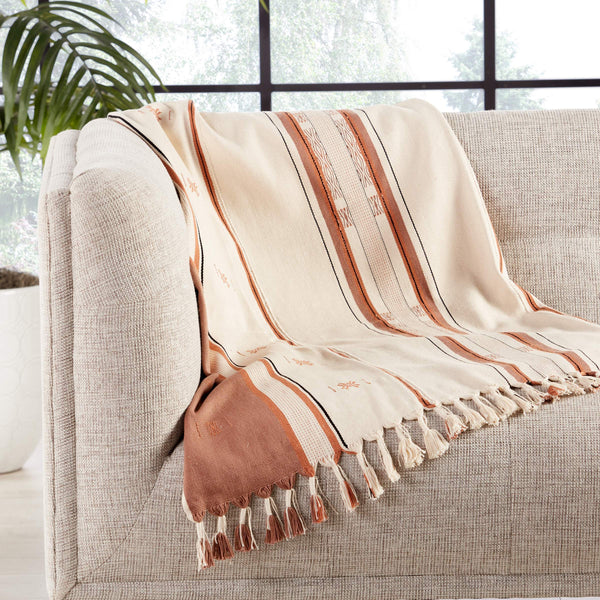 Jaipur Living Jaipur Living Sovima Cotton Loin-loom Woven Tribal Throw Reversible Artisan Blanket THR100343